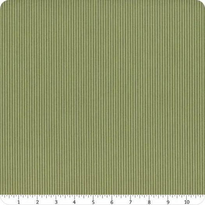 Tilda Creating Memories Winter Reds & Greens Fabric Collection Stripe Green Authentic Premium 100% Cotton Fabrics