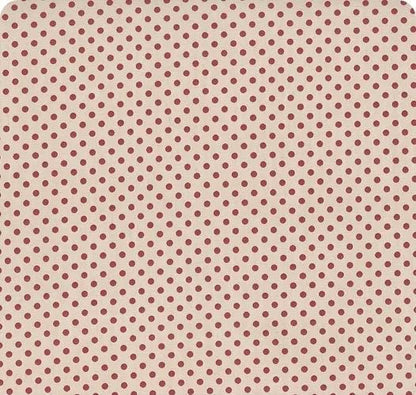 Tilda Creating Memories Winter Reds & Greens Fabric Collection Polkadot Red Authentic Premium 100% Cotton Fabrics