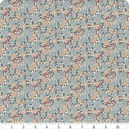 Tilda Creating Memories Summer and Ocean Blues Fabric Collection Harper Blue Authentic Premium 100% Cotton Fabrics