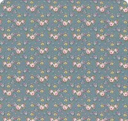Tilda Creating Memories Summer and Ocean Blues Fabric Collection Gracie Blue Authentic Premium 100% Cotton Fabrics