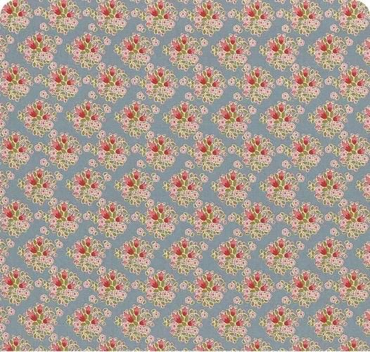 Tilda Creating Memories Summer and Ocean Blues Fabric Collection Lulu Blue Authentic Premium 100% Cotton Fabrics