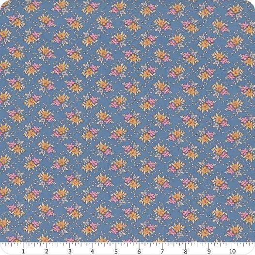 Tilda Creating Memories Summer and Ocean Blues Fabric Collection Frida Blue Authentic Premium 100% Cotton Fabrics