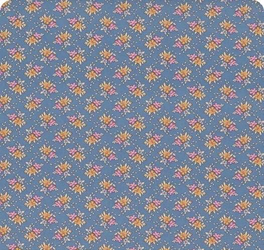 Tilda Creating Memories Summer and Ocean Blues Fabric Collection Frida Blue Authentic Premium 100% Cotton Fabrics