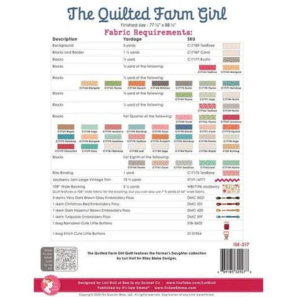 It’s Sew Emma The Quilted Farm Girl Quilt Pattern ISE-317