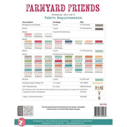 It’s Sew Emma Farm Yard Friends Quilt Pattern ISE-318