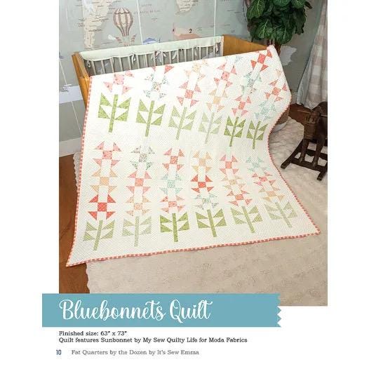 It’s Sew Emma Fat Quarters By The Dozen Quilt Pattern Book - 12 Quilts with 12 Fat Quarters (Spiral Bound) ISE-963