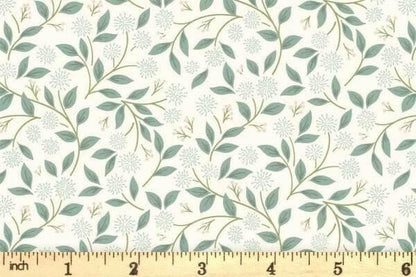 Lewis & Irene Sky Garden Fabric Collection Ivy Trail on Cream CC59.1 Authentic Premium 100% Cotton Quilt Shop Quality Fabrics