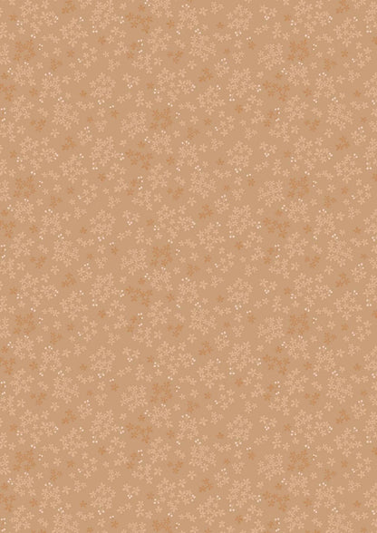 Lewis & Irene Sky Garden Fabric Collection Wintersweet on Lt Burnt Sienna CC60.3 Authentic Premium 100% Cotton Quilt Shop Quality Fabrics