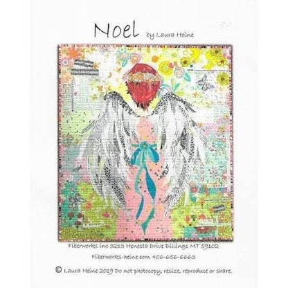 Laura Heine Noel Wall Quilt Pattern Finished Size: 32"x36"