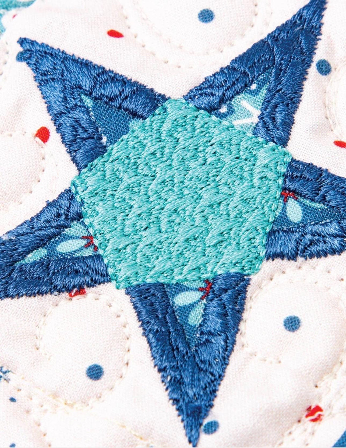 Riley Blake Lori Holt Farmhouse Star Quilt Machine Embroidery USB