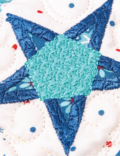 Riley Blake Lori Holt Farmhouse Star Quilt Machine Embroidery USB