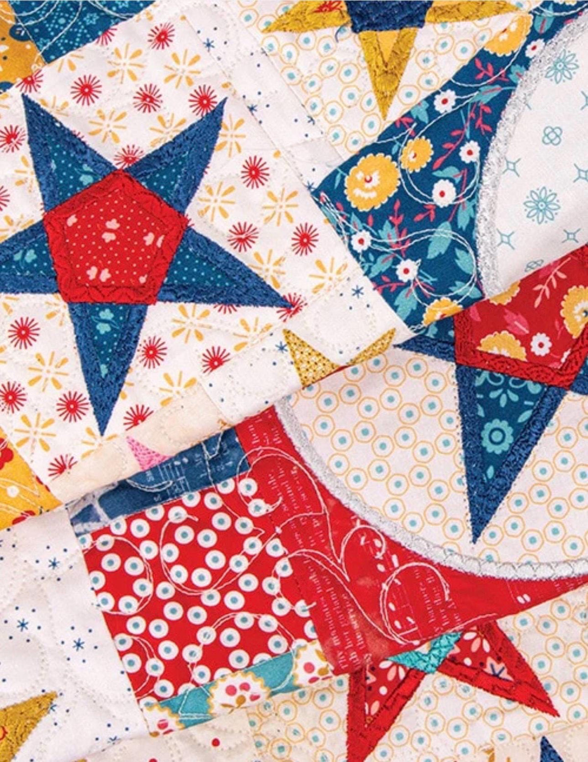 Riley Blake Lori Holt Farmhouse Star Quilt Machine Embroidery USB