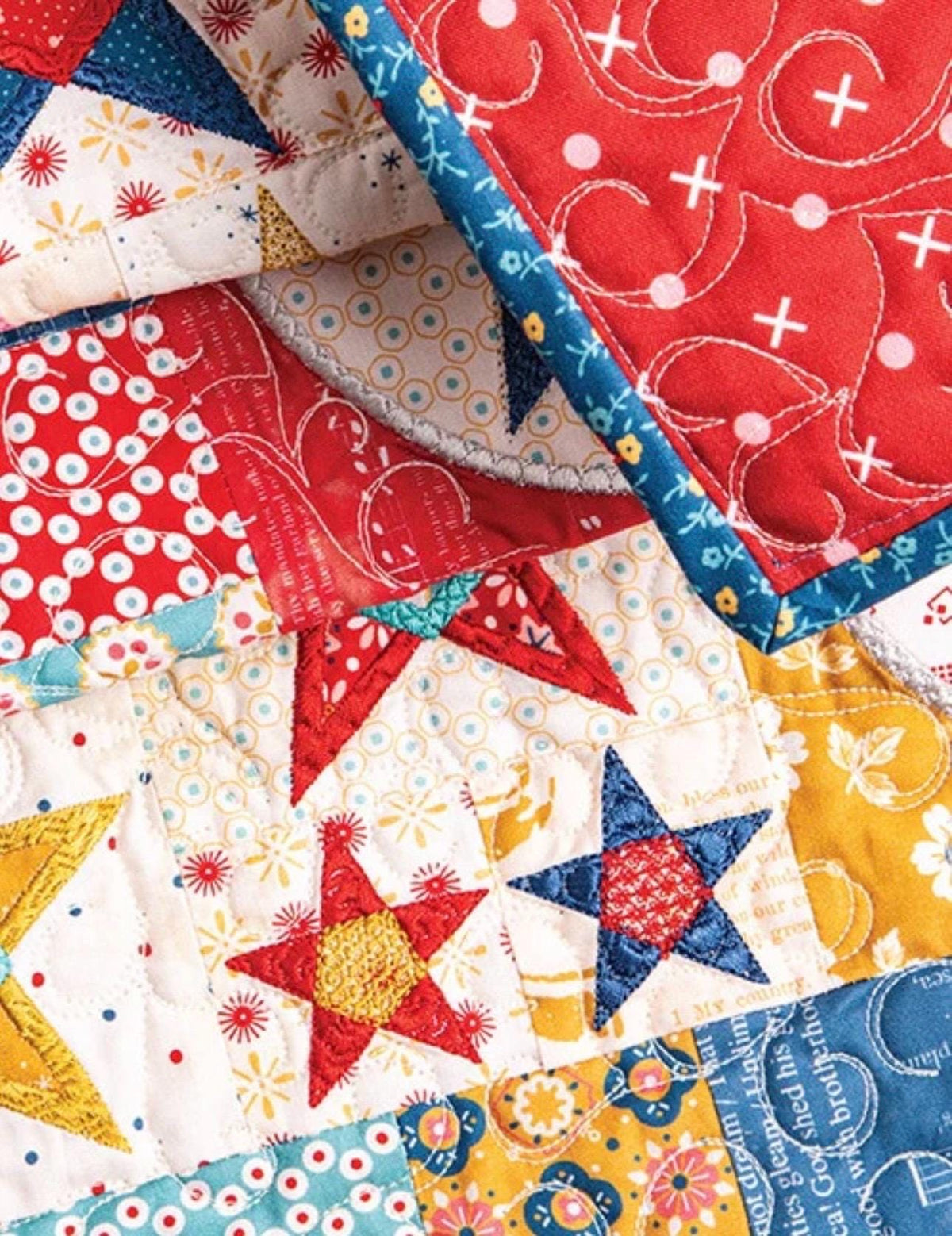 Riley Blake Lori Holt Farmhouse Star Quilt Machine Embroidery USB