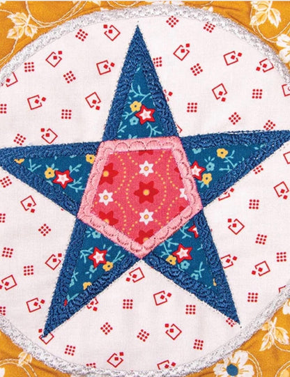 Riley Blake Lori Holt Farmhouse Star Quilt Machine Embroidery USB