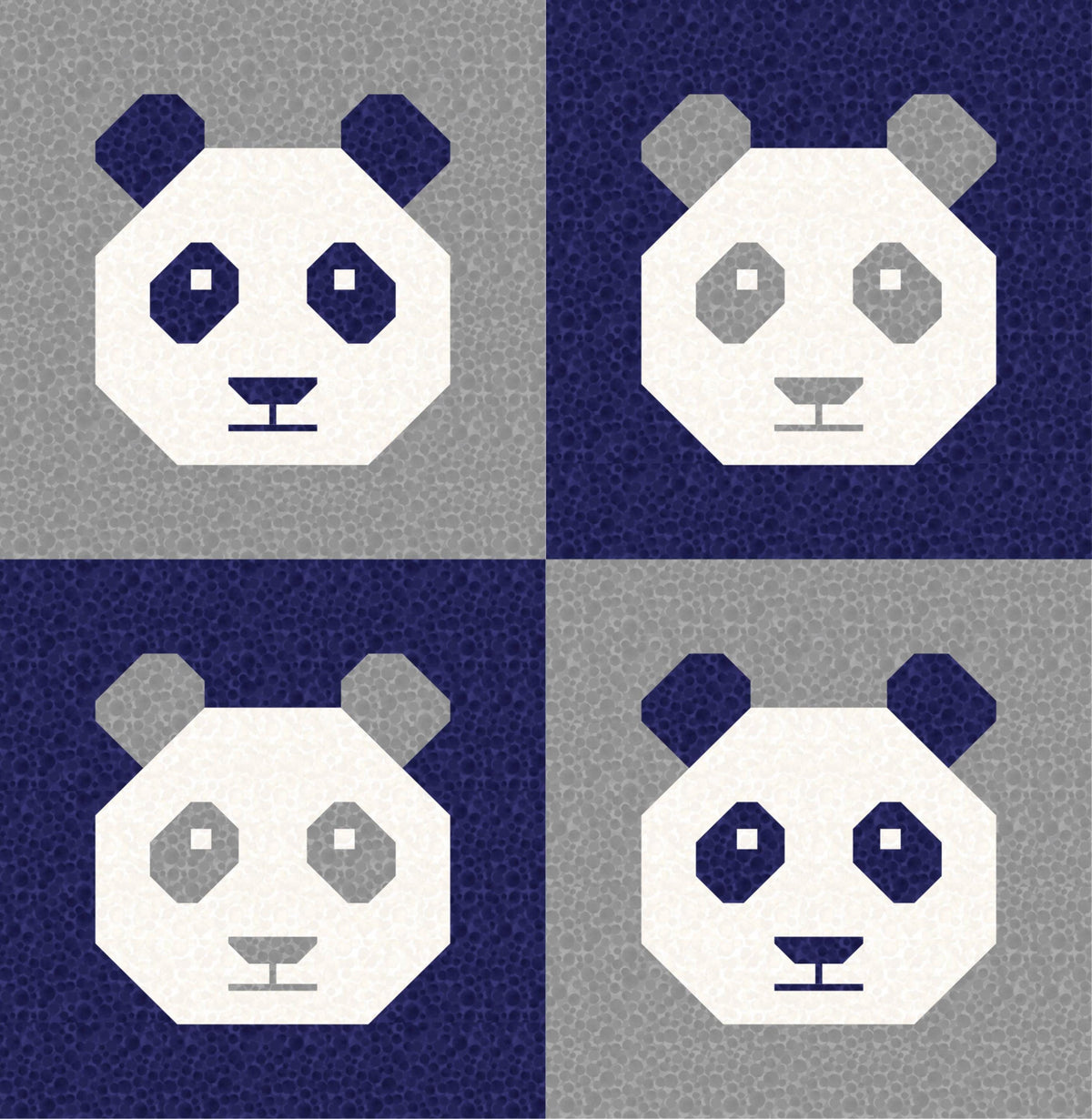 LIMITED EDITION Cotton and Joy Pandamonium Quilt Kit Featuring Lewis & Irene Bumbleberries Fabric Collection - Baby or Throw Sizes Available