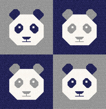 LIMITED EDITION Cotton and Joy Pandamonium Quilt Kit Featuring Lewis & Irene Bumbleberries Fabric Collection - Baby or Throw Sizes Available