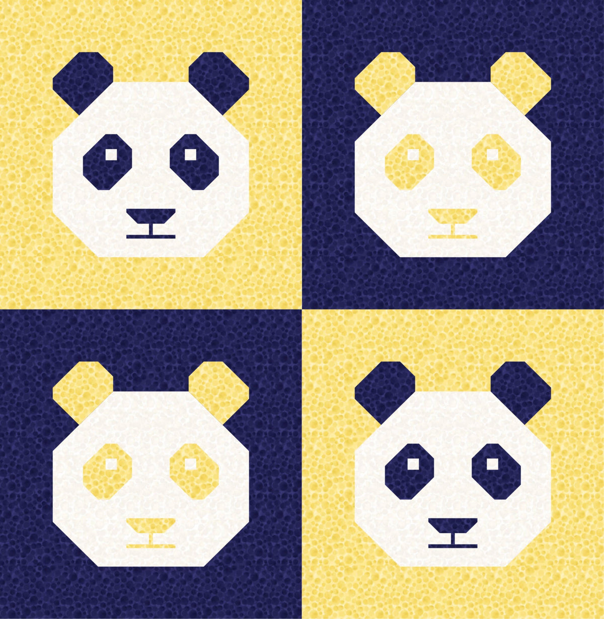 LIMITED EDITION Cotton and Joy Pandamonium Quilt Kit Featuring Lewis & Irene Bumbleberries Fabric Collection - Baby or Throw Sizes Available