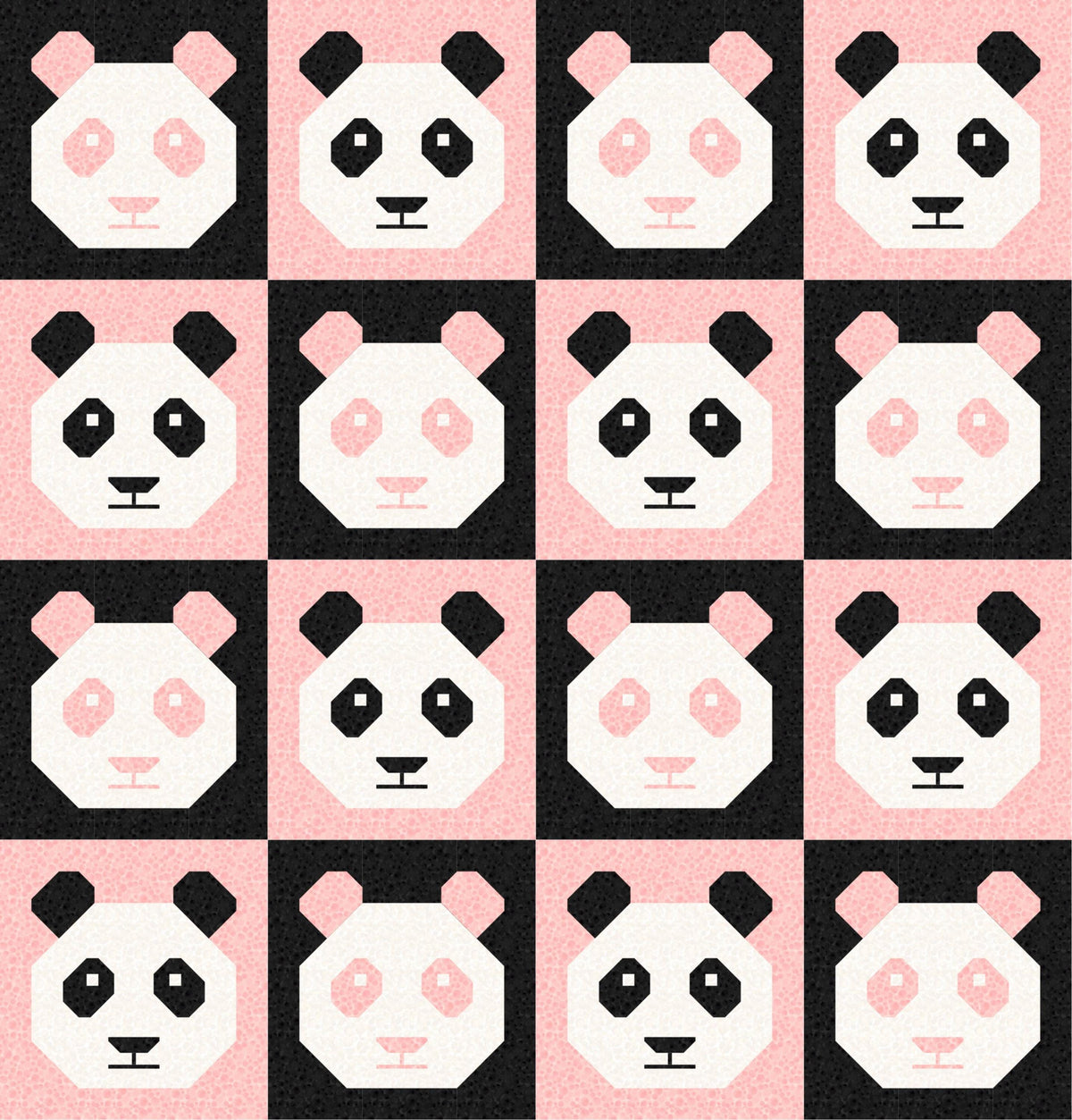 LIMITED EDITION!! Cotton and Joy Pandamonium Quilt Kit Featuring Lewis & Irene Bumbleberries Fabric Collection - Baby or Throw Size