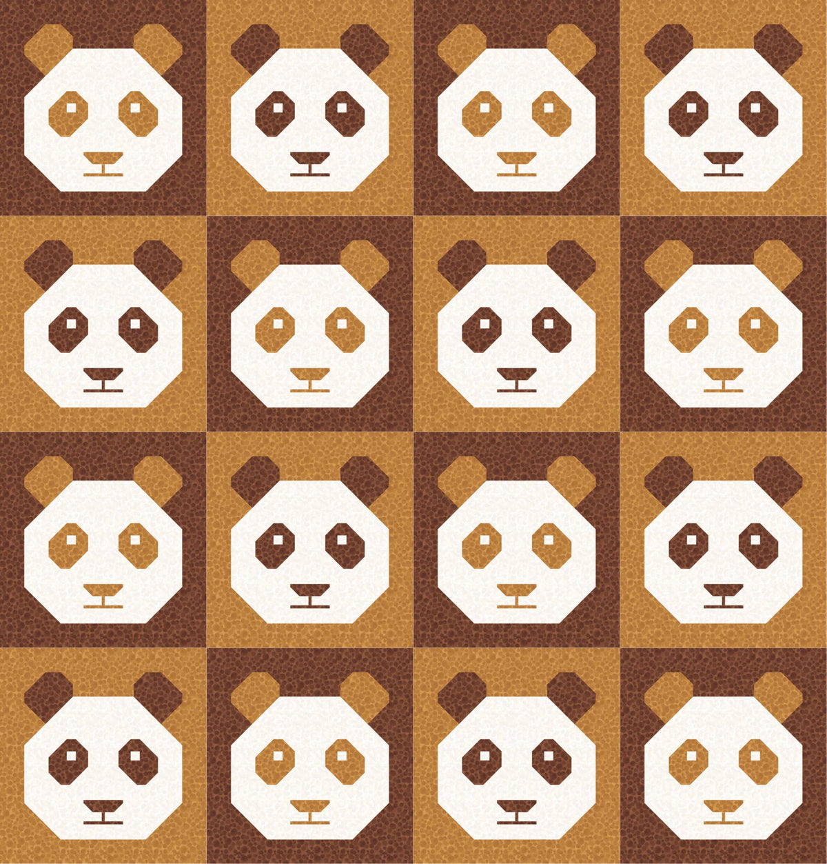 LIMITED EDITION!! Cotton and Joy Pandamonium Quilt Kit Featuring Lewis & Irene Bumbleberries Fabric Collection - Baby or Throw Size