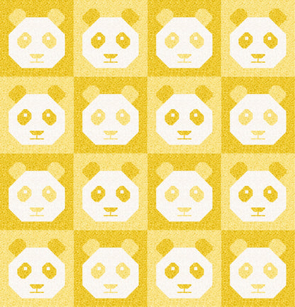 LIMITED EDITION!! Cotton and Joy Pandamonium Quilt Kit Featuring Lewis & Irene Bumbleberries Fabric Collection - Baby or Throw Size