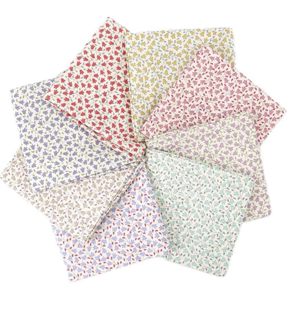 Tilda Basics Sophie Basics Fabric Collection 8pc Fat Eighth Bundle Authentic Premium 100% Cotton Fabrics