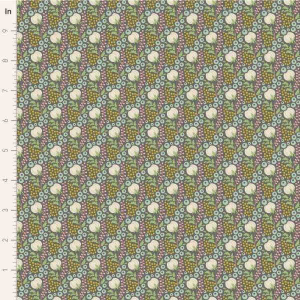 LAST BOLT! Tilda Sanctuary Fabric Collection Cottonfield Greygreen Authentic Premium 100% Cotton Fabrics