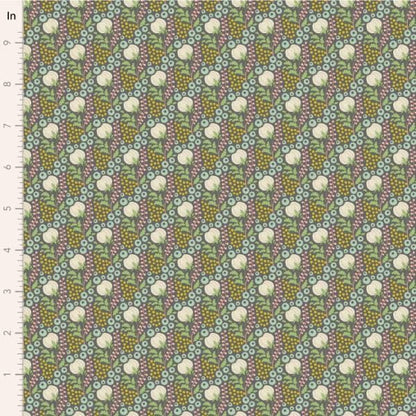 LAST BOLT! Tilda Sanctuary Fabric Collection Cottonfield Greygreen Authentic Premium 100% Cotton Fabrics