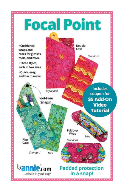 ByAnnie Focal Point Cover Pattern - 3 Size Variations Per Pattern (14 Colors of 18"x54" Mesh Packs Sold Separately)