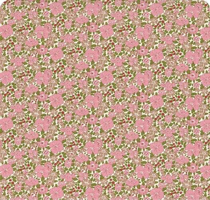 Tilda Creating Memories Winter Reds & Greens Fabric Collection Harper Pink Authentic Premium 100% Cotton Fabrics