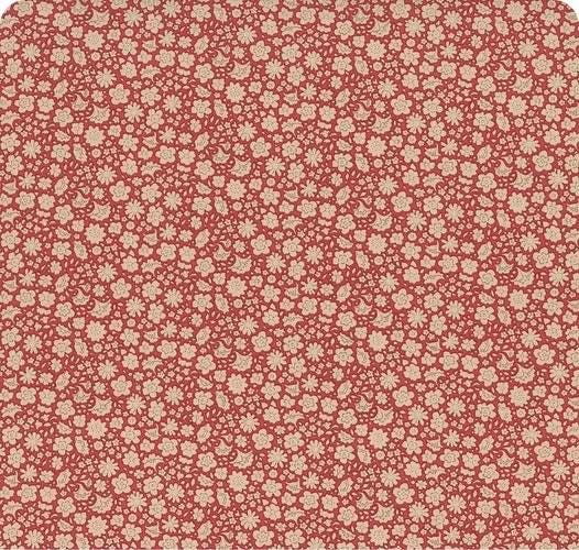 Tilda Creating Memories Winter Reds & Greens Fabric Collection Carla Red Authentic Premium 100% Cotton Fabrics