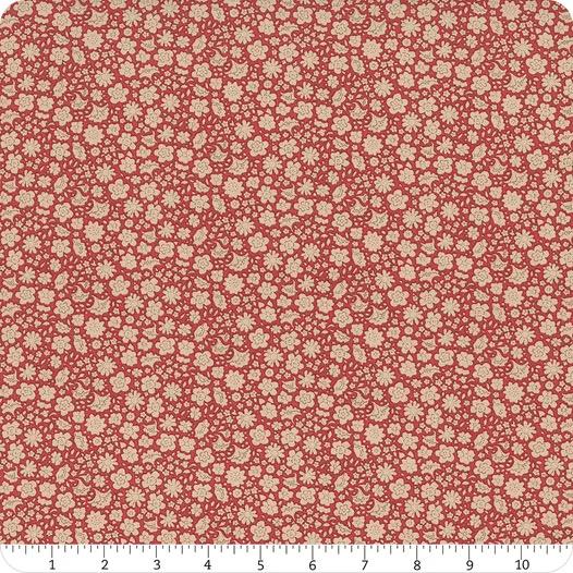 Tilda Creating Memories Winter Reds & Greens Fabric Collection Carla Red Authentic Premium 100% Cotton Fabrics