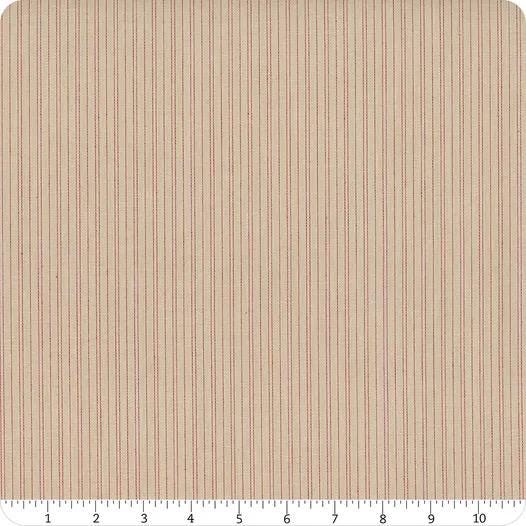 Tilda Creating Memories Winter Reds & Greens Fabric Collection Seamstripe Red Authentic Premium 100% Cotton Fabrics