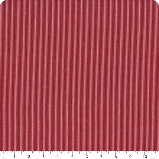 Tilda Creating Memories Winter Reds & Greens Fabric Collection Tinystripe Red Authentic Premium 100% Cotton Fabrics