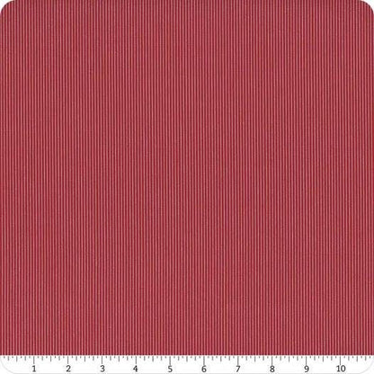 Tilda Creating Memories Winter Reds & Greens Fabric Collection Tinystripe Red Authentic Premium 100% Cotton Fabrics