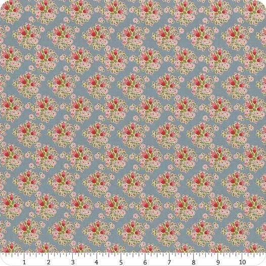 Tilda Creating Memories Summer and Ocean Blues Fabric Collection Lulu Blue Authentic Premium 100% Cotton Fabrics