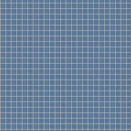 Tilda Creating Memories Summer and Ocean Blues Fabric Collection Plaid Blue Authentic Premium 100% Cotton Fabrics