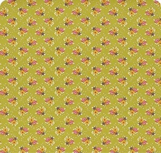 Tilda Creating Memories Spring and Easter Pastels Fabric Collection Frida Lime Authentic Premium 100% Cotton Fabrics