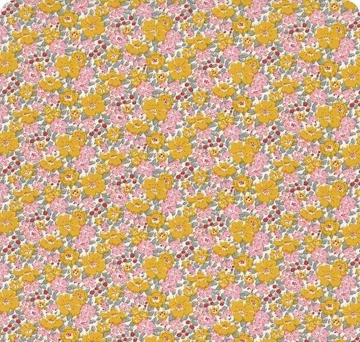Tilda Creating Memories Spring and Easter Pastels Fabric Collection Harper Yellow Authentic Premium 100% Cotton Fabrics