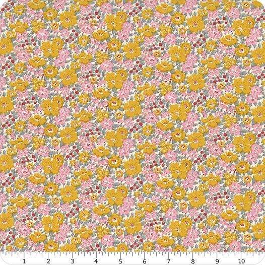 Tilda Creating Memories Spring and Easter Pastels Fabric Collection Harper Yellow Authentic Premium 100% Cotton Fabrics