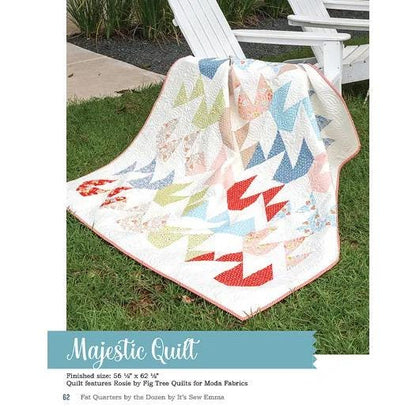 It’s Sew Emma Fat Quarters By The Dozen Quilt Pattern Book - 12 Quilts with 12 Fat Quarters (Spiral Bound) ISE-963