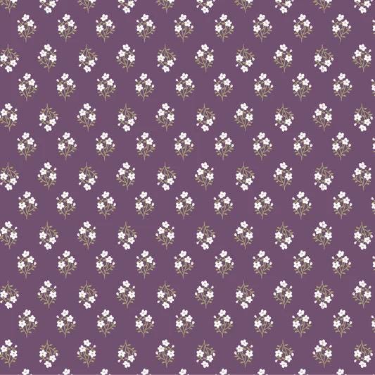 Poppie Cotton My Darling Deer Fabric Collection Meadow on Plum Authentic Premium 100% Cotton Fabrics