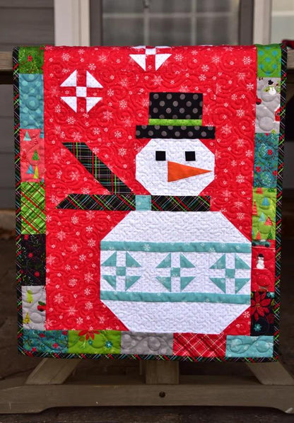Anka's Treasures Mr. Frosty Table Runner Pattern ANK335 Finished Size: 20.5"x48.25"