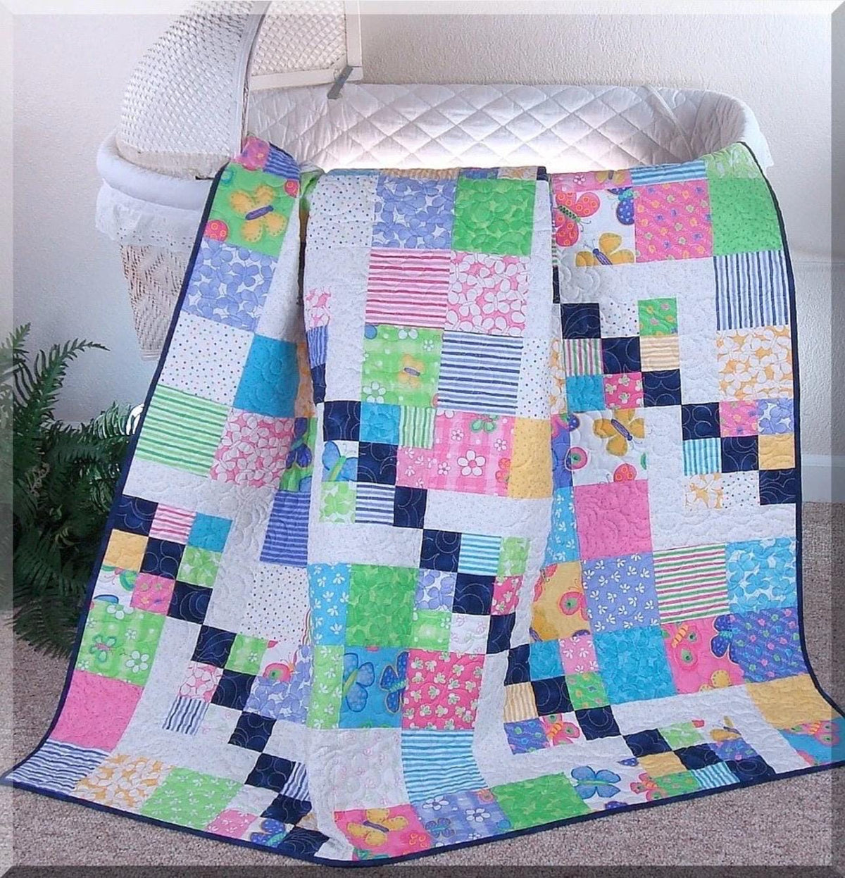 Pleasant Valley Creations Simply Delightful Quilt Pattern - 6 Size Variations Per Pattern