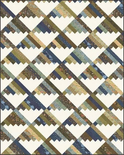 Modernly Morgan Scrap Mountains Quilt Pattern - 3 Size Variations Per Pattern MM-035