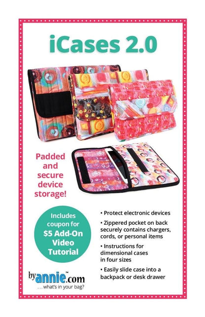 ByAnnie iCases 2.0 Pattern - 4 Size Variations Per Pattern (14 Colors of 18"x54" Mesh Packs Sold Separately)