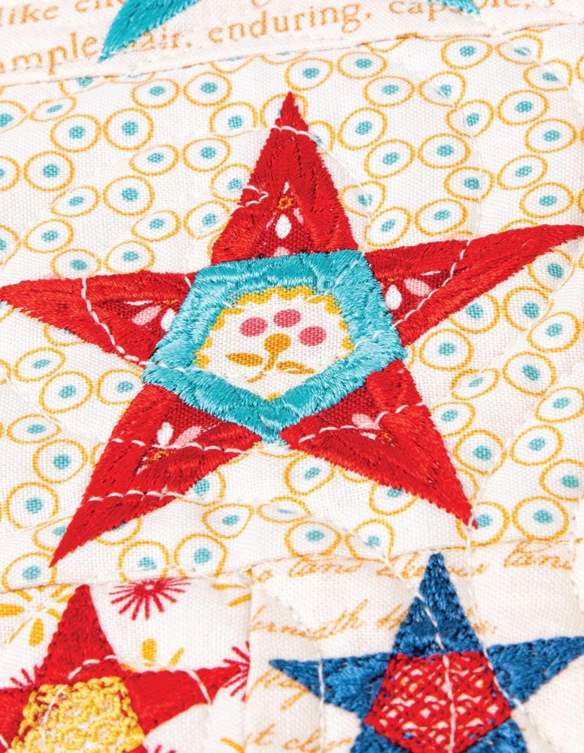 Riley Blake Lori Holt America The Beautiful Machine Embroidery Home Decor Projects Collection USB