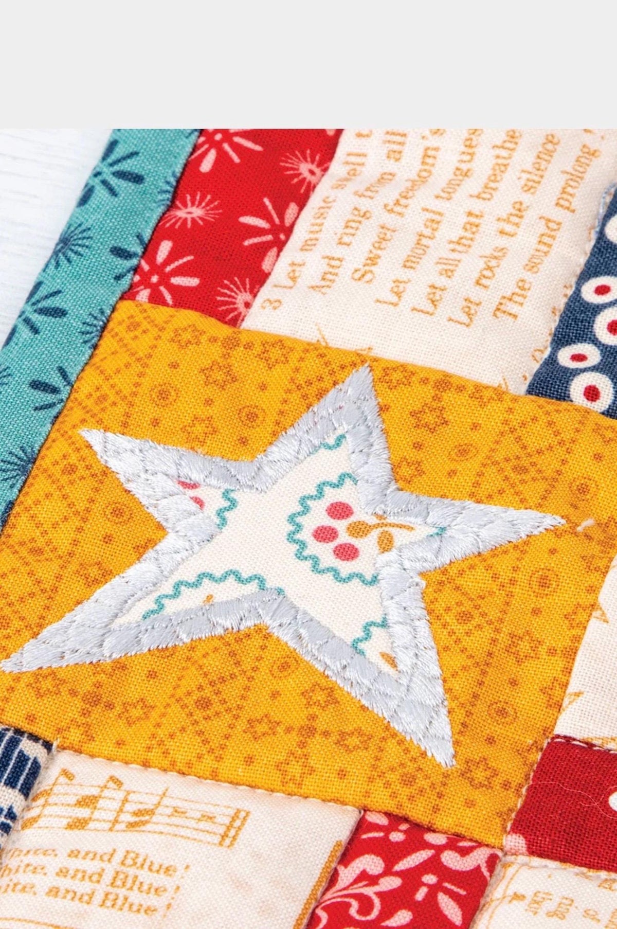 Riley Blake Lori Holt America The Beautiful Machine Embroidery Home Decor Projects Collection USB