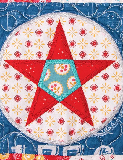 Riley Blake Lori Holt Farmhouse Star Quilt Machine Embroidery USB