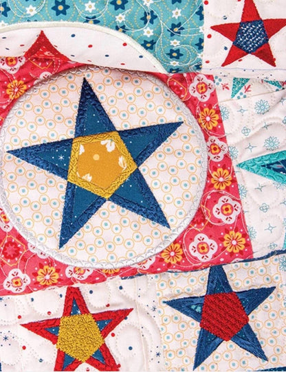 Riley Blake Lori Holt Farmhouse Star Quilt Machine Embroidery USB
