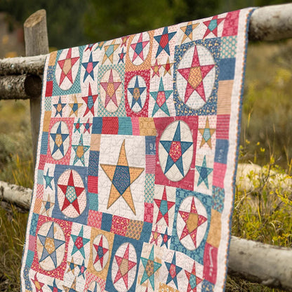 Riley Blake Lori Holt Farmhouse Star Quilt Machine Embroidery USB